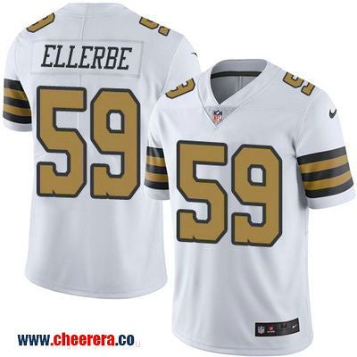 Dannell Ellerbe New Orleans Saints white Color Rush jersey