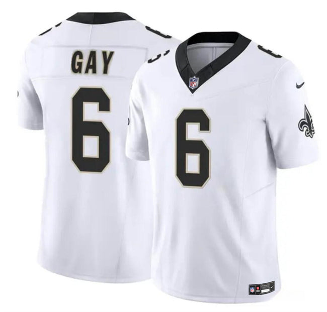 Willie Gay New Orleans Saints white Vapor jersey