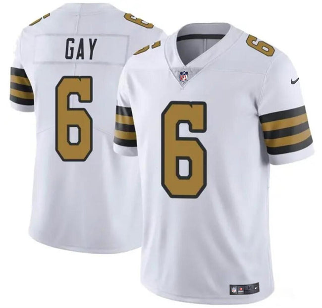 Willie Gay New Orleans Saints white Color Rush jersey