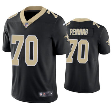 Trevor Penning New Orleans Saints black Vapor jersey