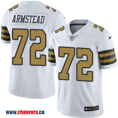 Terron Armstead New Orleans Saints white Color Rush jersey