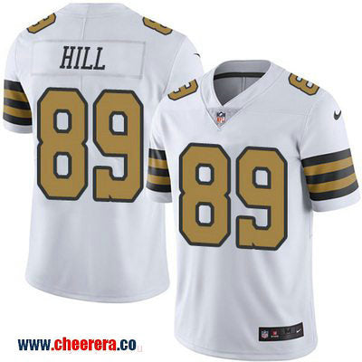 Josh Hill New Orleans Saints white Color Rush jersey