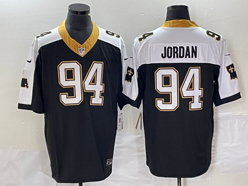 Cameron Jordan New Orleans Saints black FUSE jersey