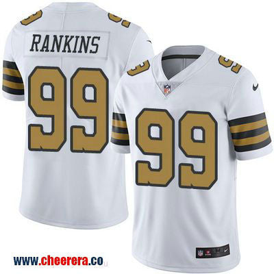 Sheldon Rankins New Orleans Saints white Color Rush jersey
