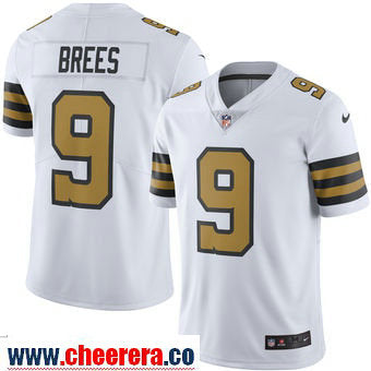 Drew Brees Nike New Orleans Saints white Color Rush jersey