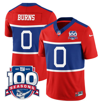 Brian Burns Century New York Giants red Limited jersey