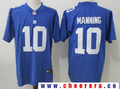Eli Manning New York Giants royal Vapor jersey