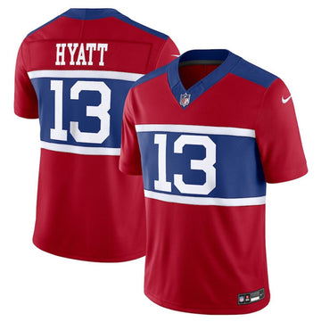 Jalin Hyatt Century New York Giants red Vapor jersey