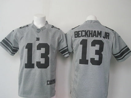 Odell Beckham Jr Nike New York Giants gray Limited jersey