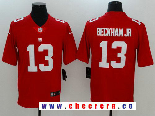 Odell Beckham Jr New York Giants red Vapor jersey