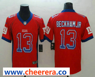 Odell Beckham Jr New York Giants red Color Rush jersey