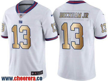Odell Beckham Jr New York Giants white Color Rush jersey