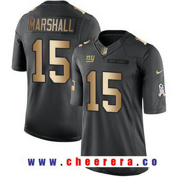 Brandon Marshall New York Giants anthracite Salute To Service jersey