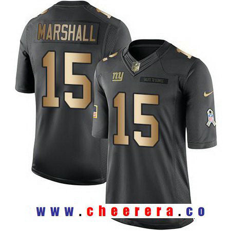 Brandon Marshall New York Giants anthracite Salute To Service jersey
