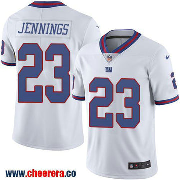 Rashad Jennings New York Giants white Color Rush jersey