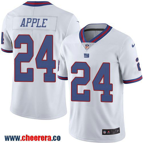 Eli Apple New York Giants white Color Rush jersey