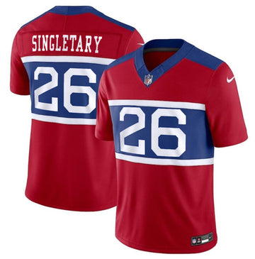 Devin Singletary Century New York Giants red Vapor jersey