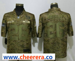 Saquon Barkley New York Giants camo Salute To Service jersey
