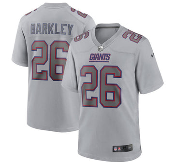 Saquon Barkley New York Giants gray Game jersey