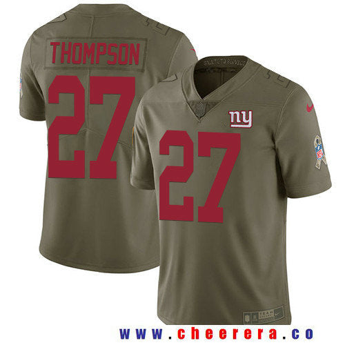 Darian Thompson New York Giants olive Salute To Service jersey