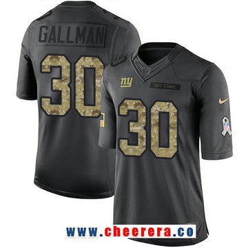 Wayne Gallman New York Giants black Salute To Service jersey