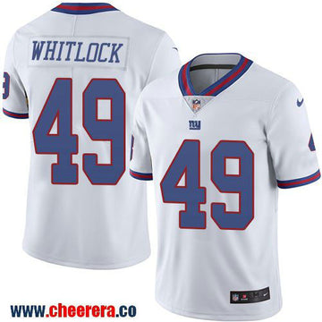 Nikita Whitlock New York Giants white Color Rush jersey