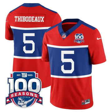 Kayvon Thibodeaux Century New York Giants red Limited jersey