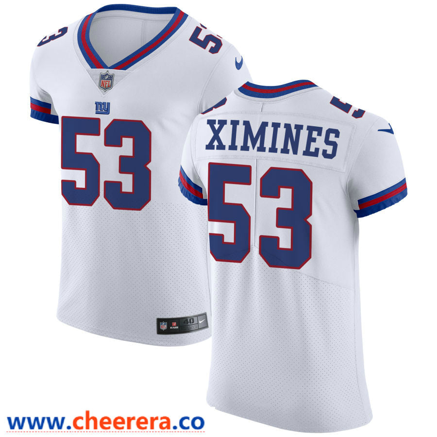 Oshane Ximines New York Giants white Color Rush jersey
