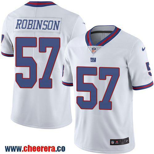 Keenan Robinson New York Giants white Color Rush jersey