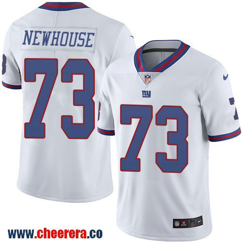 Marshall Newhouse New York Giants white Color Rush jersey