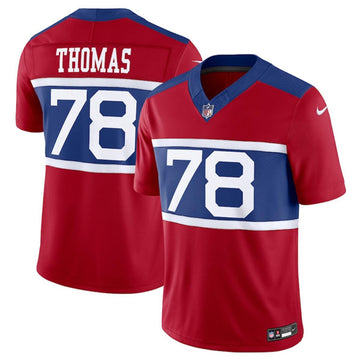 Andrew Thomas Century New York Giants red Vapor jersey