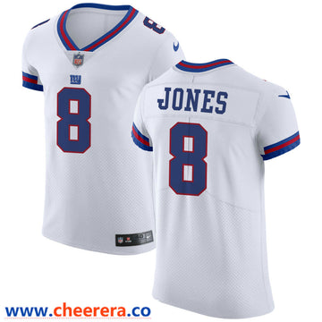 Daniel Jones New York Giants white Color Rush jersey