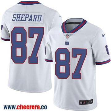 Sterling Shepard New York Giants white Color Rush jersey