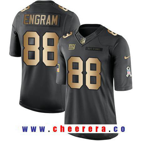 Evan Engram New York Giants anthracite Salute To Service jersey