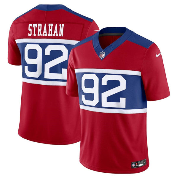 Michael Strahan Century New York Giants red Vapor jersey