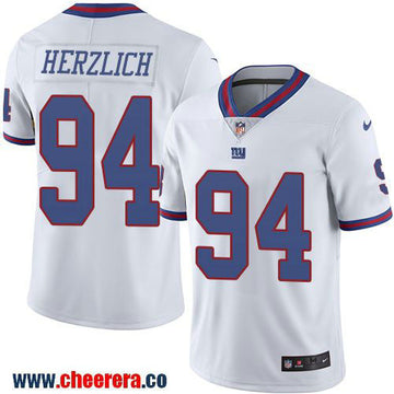Mark Herzlich New York Giants white Color Rush jersey
