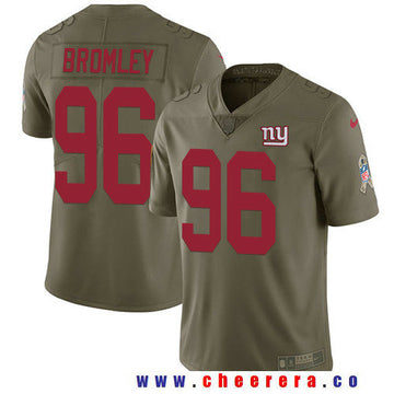 Jay Bromley New York Giants olive Salute To Service jersey
