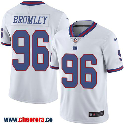 Jay Bromley New York Giants white Color Rush jersey