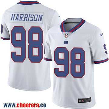 Damon Harrison New York Giants white Color Rush jersey