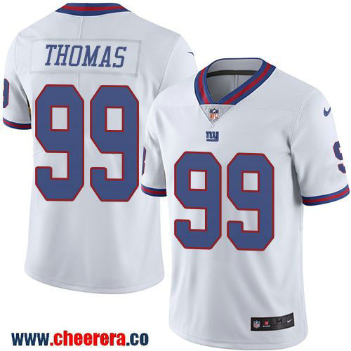 Robert Thomas New York Giants white Color Rush jersey