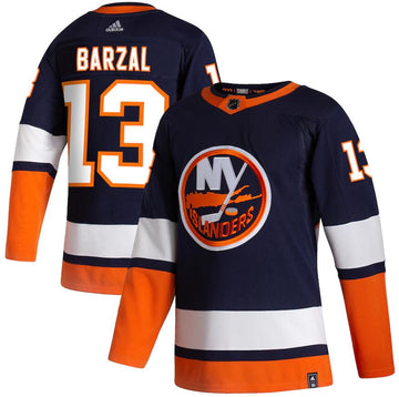 Mathew Barzal New York Islanders navy Reverse Retro jersey