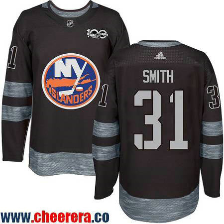 Billy Smith New York Islanders black jersey