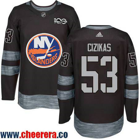 Casey Cizikas New York Islanders black jersey