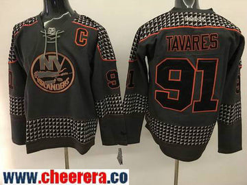 John Tavares New York Islanders charcoal jersey