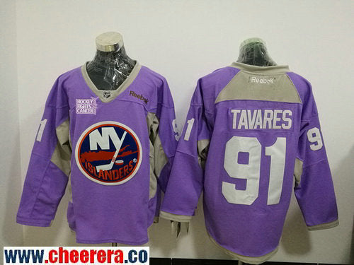 John Tavares New York Islanders purple jersey