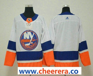 Custom New York Islanders white jersey