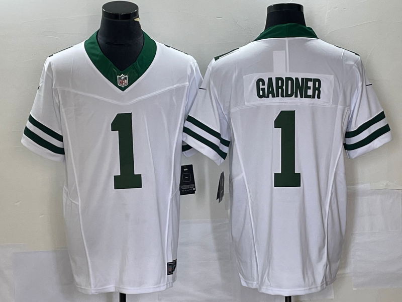 Ahmad Sauce Gardner New York Jets white Vapor jersey