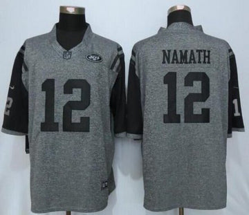 Joe Namath New York Jets gray Limited jersey
