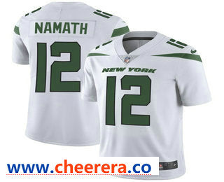 Joe Namath New York Jets white Vapor jersey