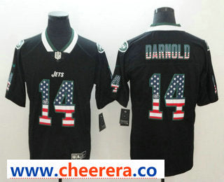 Sam Darnold New York Jets black Color Rush jersey